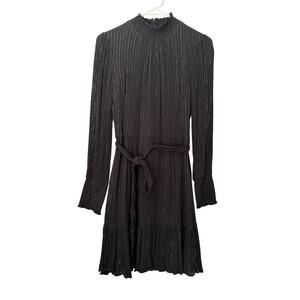 Tommy Hilfiger Women's Long Sleeves Mini Dress A-line Black Size 2